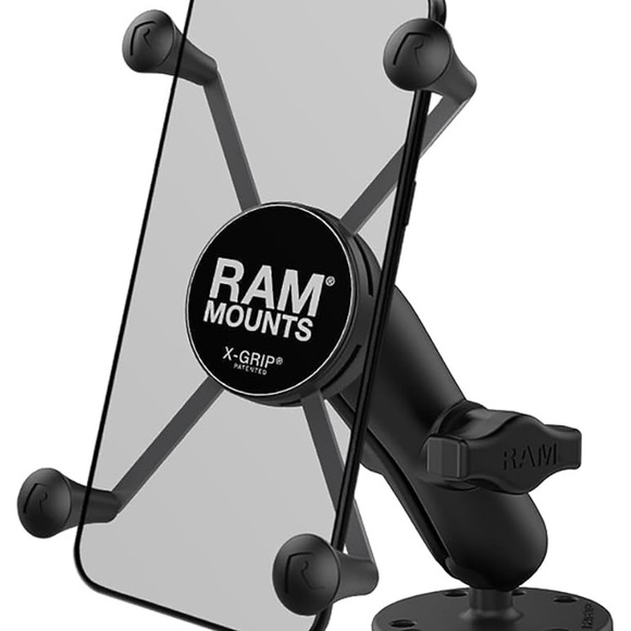AutoExec desk with RAM Mounts x-grip cell phone holder - good condition - Picture 8 of 11